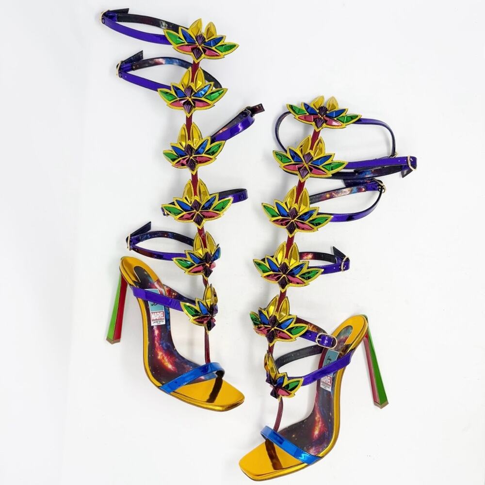 Christian Louboutin x Marvel Sea Warrior Gladiator Sandals Size 39.5 - Picture 2 of 15
